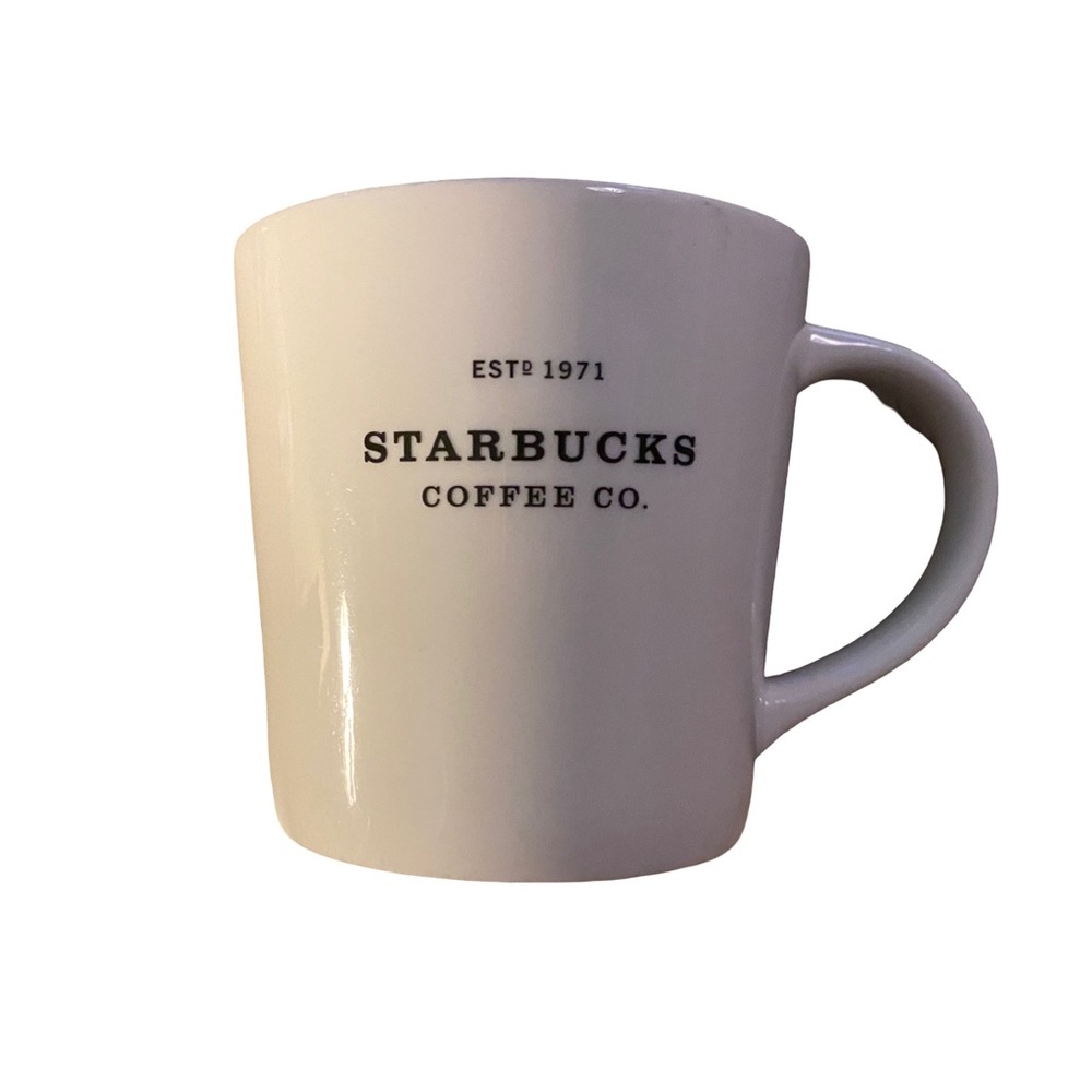 2010 Starbucks Abbey Mug Est. 1971 Coffee Co. 16oz. New Bone China NEW